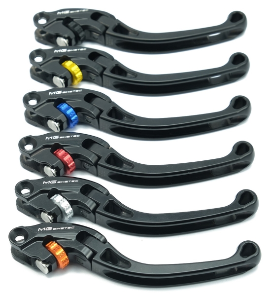 MG Biketec brake lever folding long or short with ABE